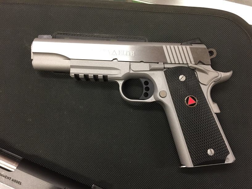 COLT DELTA ELITE RAIL 10MM 5" STS Novak Sights