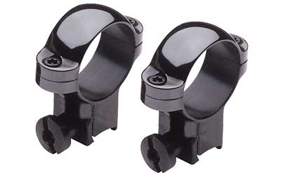 BURRIS HIGH 1" .22 RNGS DLX STEEL BK