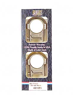 BURRIS MED 1" ZEE RINGS NKL
