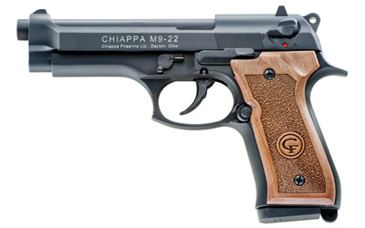 CHIAPPA M9 22LR 4.9" BLK WD GRP 10RD