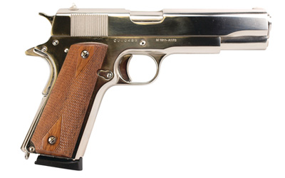 CIMARRON 1911A1 45ACP 5" NICKEL 8RD
