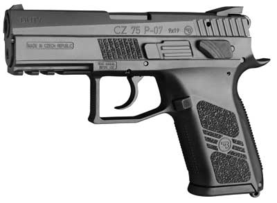 CZ P-07 DUTY 9MM 3.8" BLK POLY 16RD