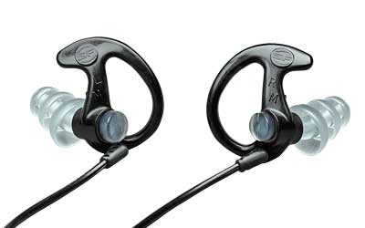 SUREFIRE SONIC DFNDR MAX LG BLK 1PR