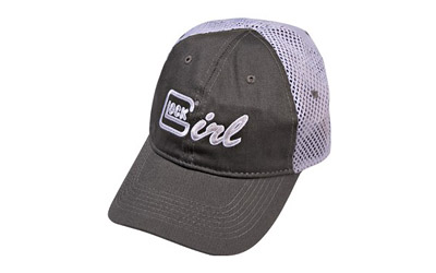 GLOCK OEM GLK GIRL HAT GREY W/LAVNDR
