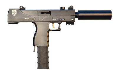 MPA PISTOL 9MM 6" TB 30RD BLK