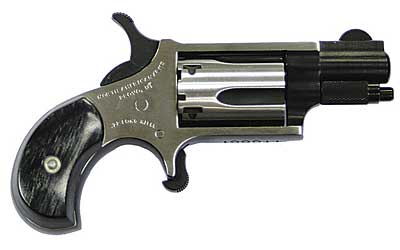 NAA MINI REV 22LR 1 1/8 2TONE BLK WD