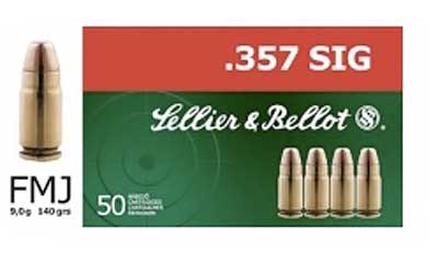 S&B 357SIG 140GR FMJ 50/1000
