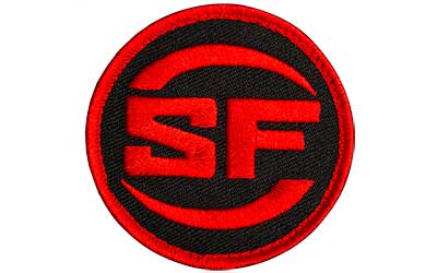 SUREFIRE PATCH SF LOGO RED/BLK