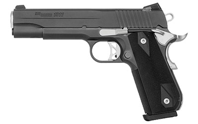 SIG 1911 45ACP 5" 8RD BLK G10 LPNS