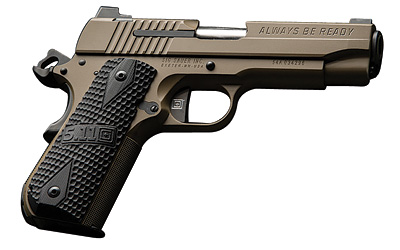 SIG 1911 45ACP 4.25" 8RD FDE NS