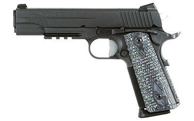 SIG 1911R EXT 45ACP 5" 8RD BLK NS