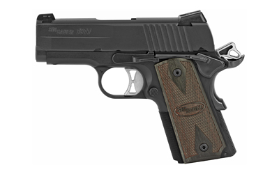 SIG 1911UC 45ACP 7RD BLK FNS RSWD